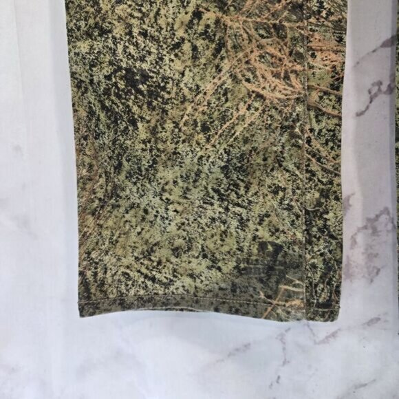 Mossy Oak Pants Womens 12 Large Camo Break Up Grassland Brush Western Straight - Picture 2 of 12